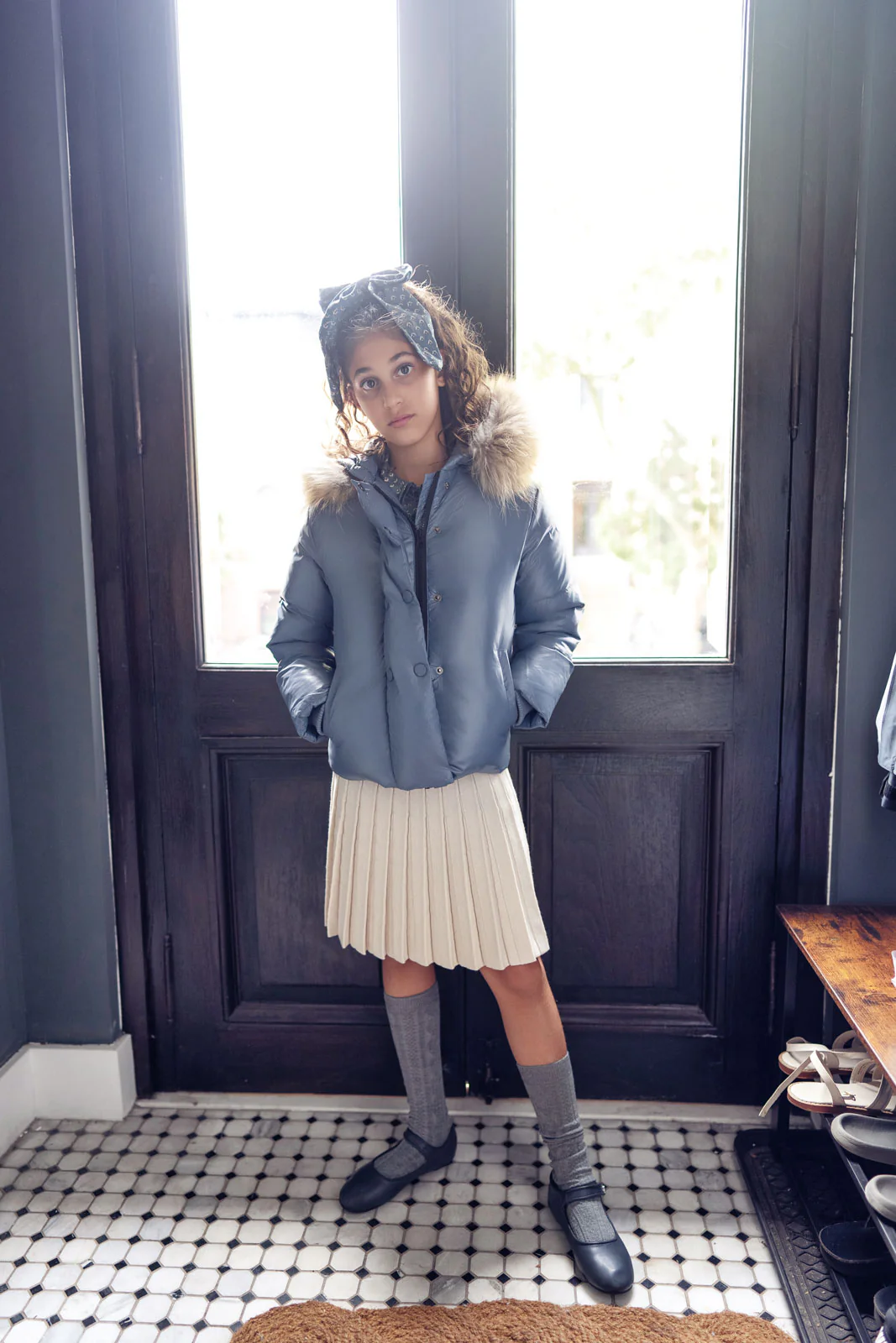 Down Button Coat - Image 3