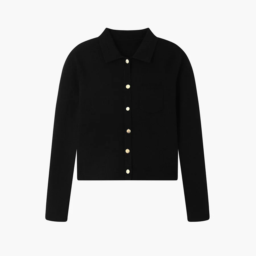 Knit Button Top - Image 3