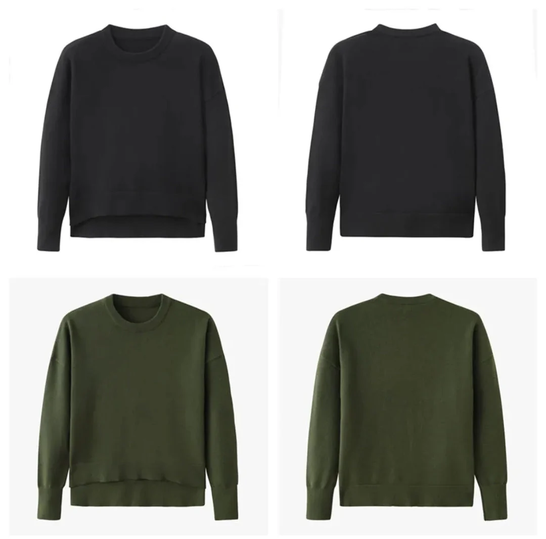 Olive Satin Knit 2pc - Image 6