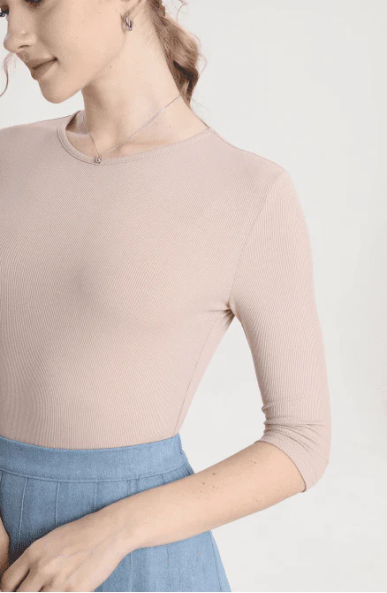 Ribbed V-Tee Adults - Image 6