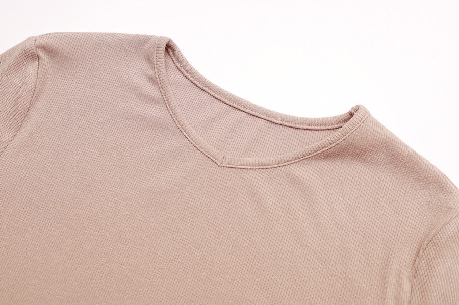 Ribbed V-Tee Adults - Image 8