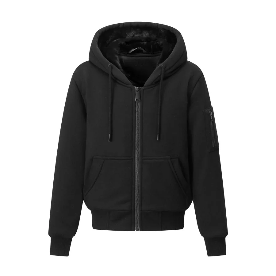 Fur Lined Hoodie - Image 6