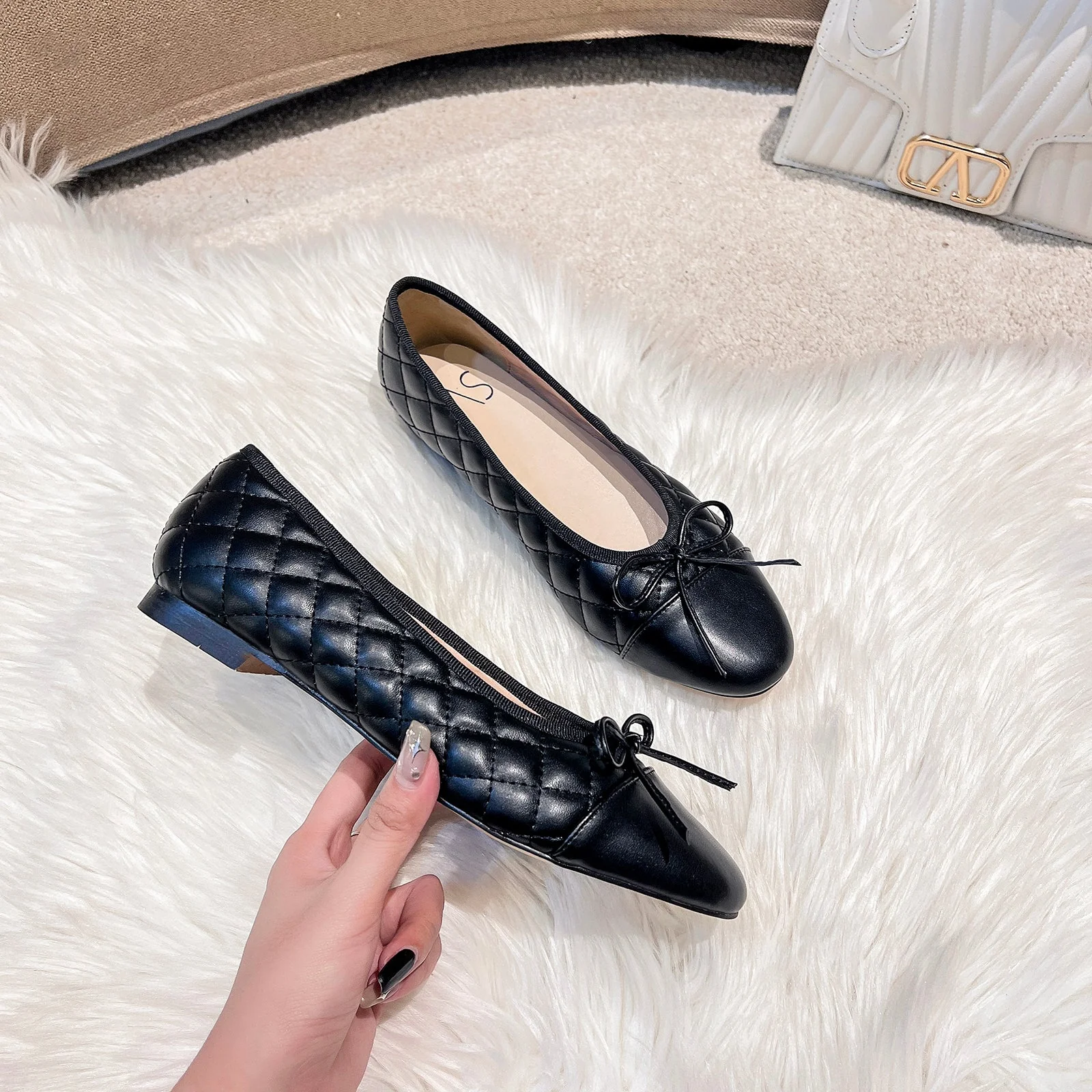 Tweed Ballet Flats - Image 16