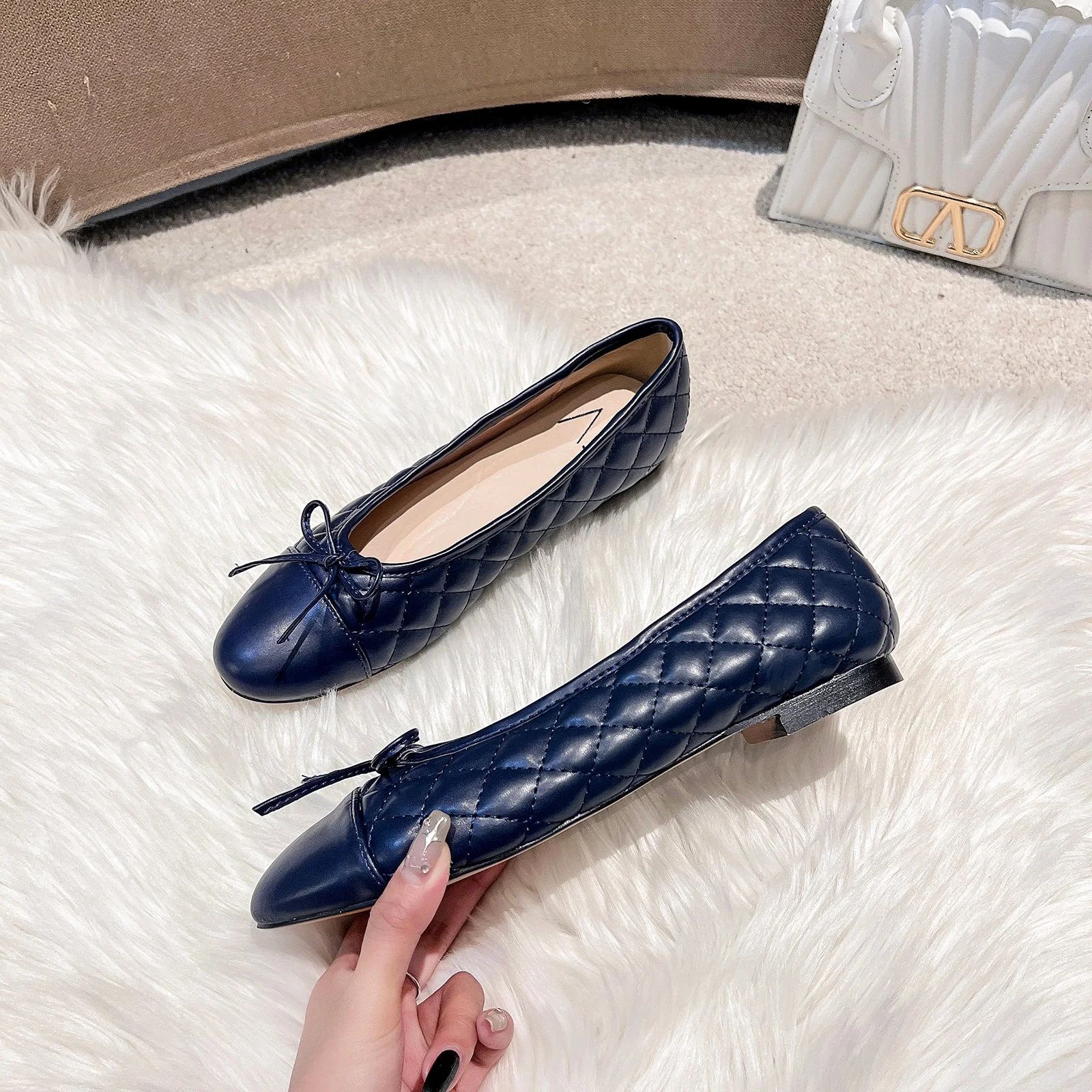 Tweed Ballet Flats - Image 5