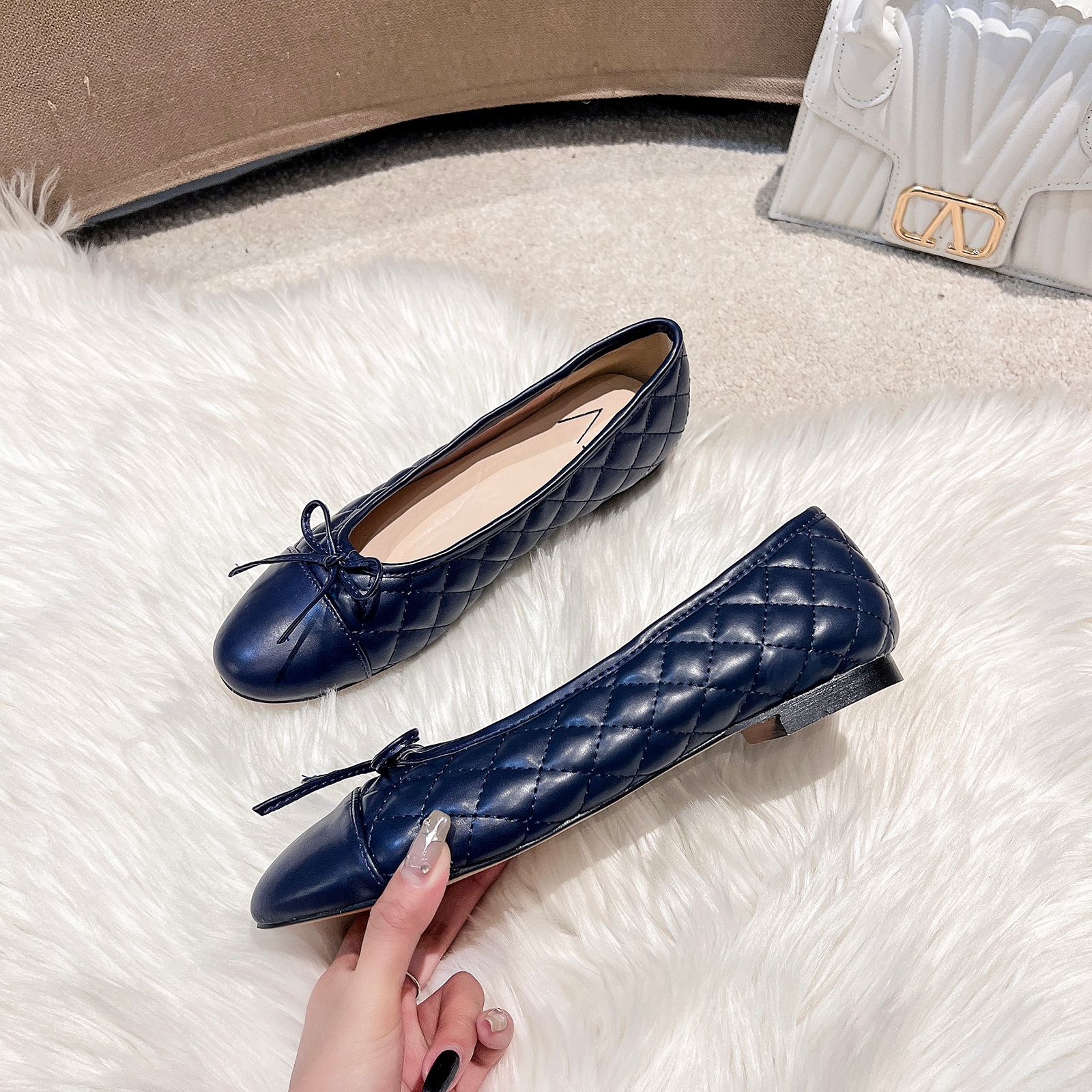 Tweed Ballet Flats - Image 7