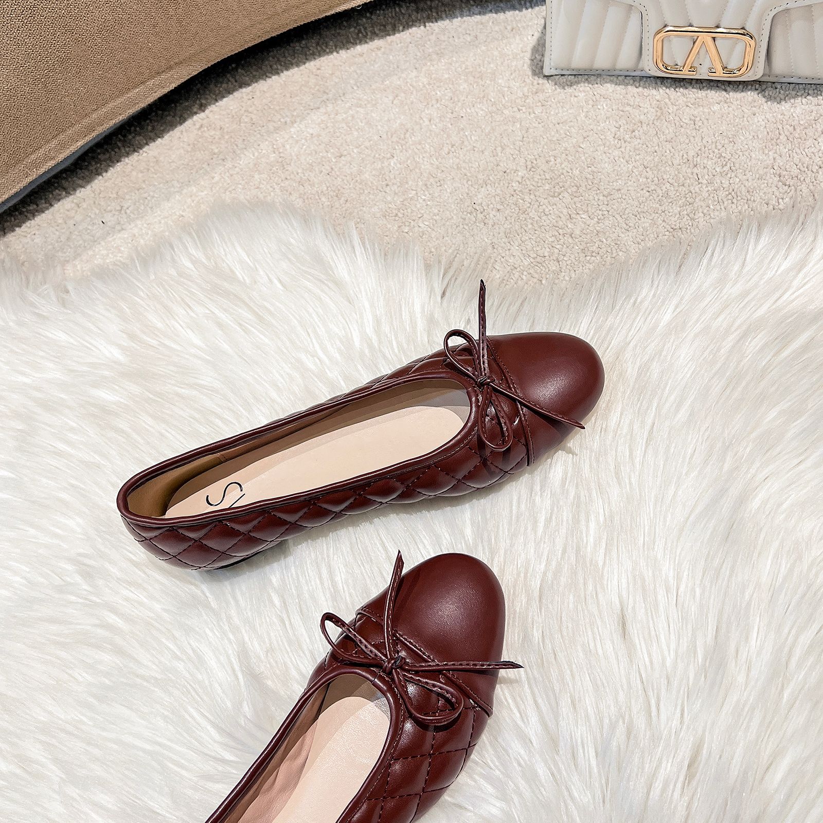 Tweed Ballet Flats - Image 9